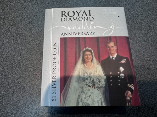 2007 Royal Wedding Anniversary 1oz Silver Proof Coin - Image 2
