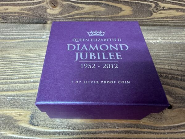 New Zealand - 2012 - Silver Proof Coin - Queen Elizabeth II Diamond Jubilee - Image 2