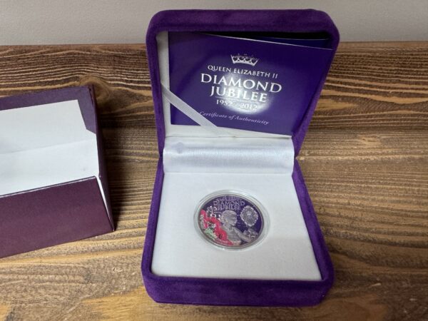 New Zealand - 2012 - Silver Proof Coin - Queen Elizabeth II Diamond Jubilee