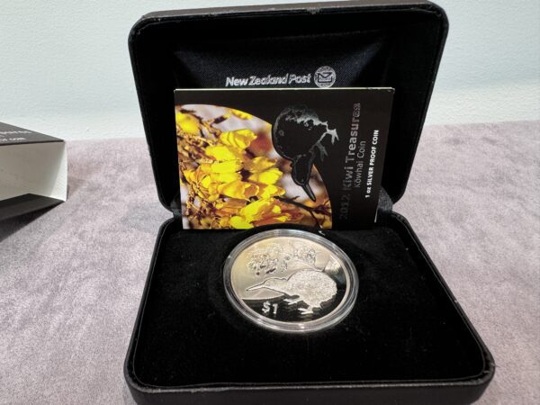 2012 - Silver Dollar Proof Coin - Kiwi Treasures