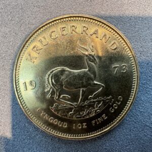 1oz 1973 South Africa Krugerrand .9167 Gold Coin