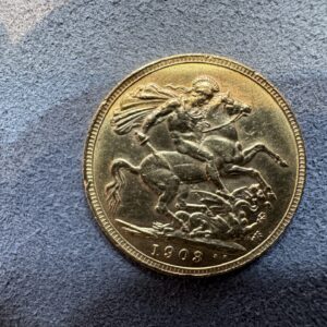1903 Gold Sovereign Coin Edward VII