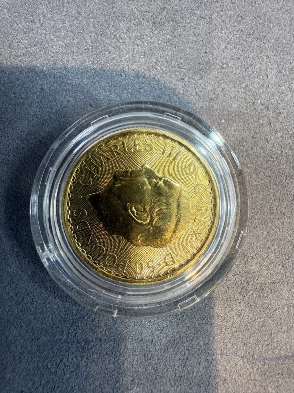 1/2oz The Royal Mint Britannia Fine Gold Coin – King Charles III Effigy 999.9 - Image 6