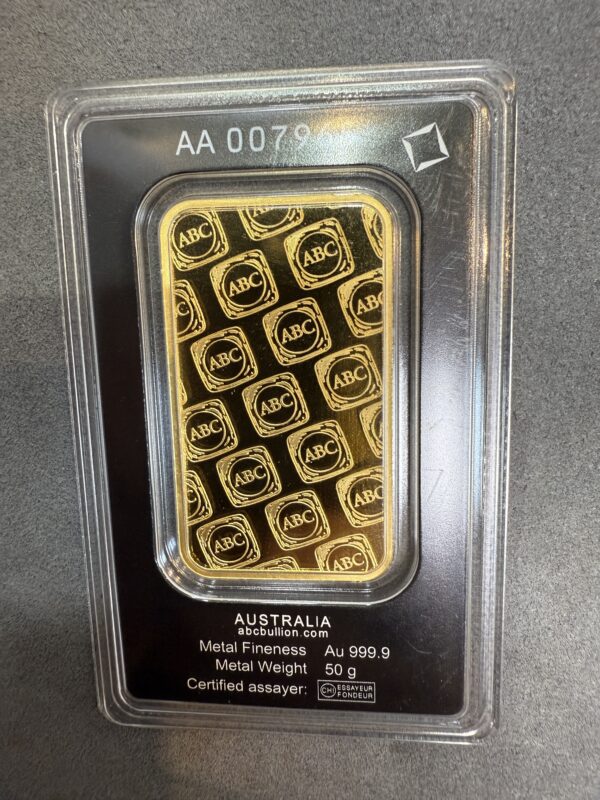 50g ABC Bullion Gold Minted Tablet 999.9 - Image 3