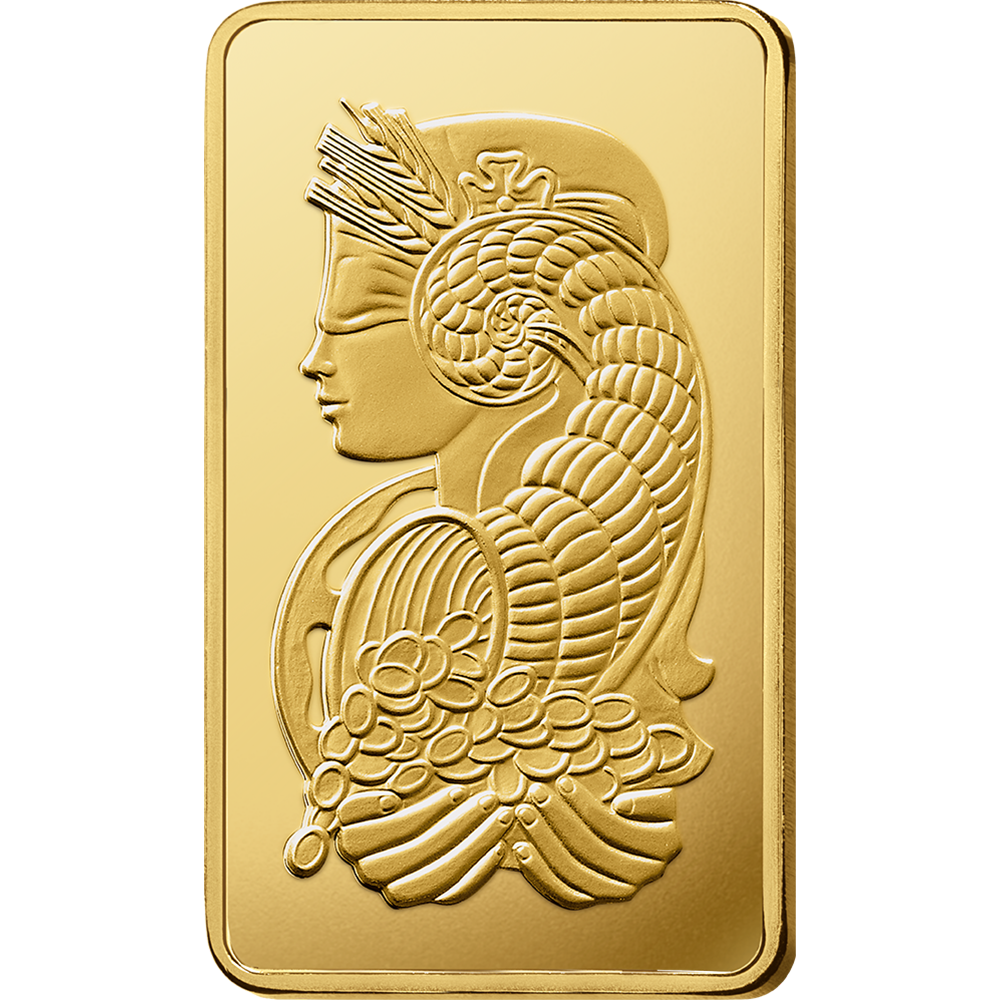 Lady Fortuna™ Gold Minted Bar – 250g