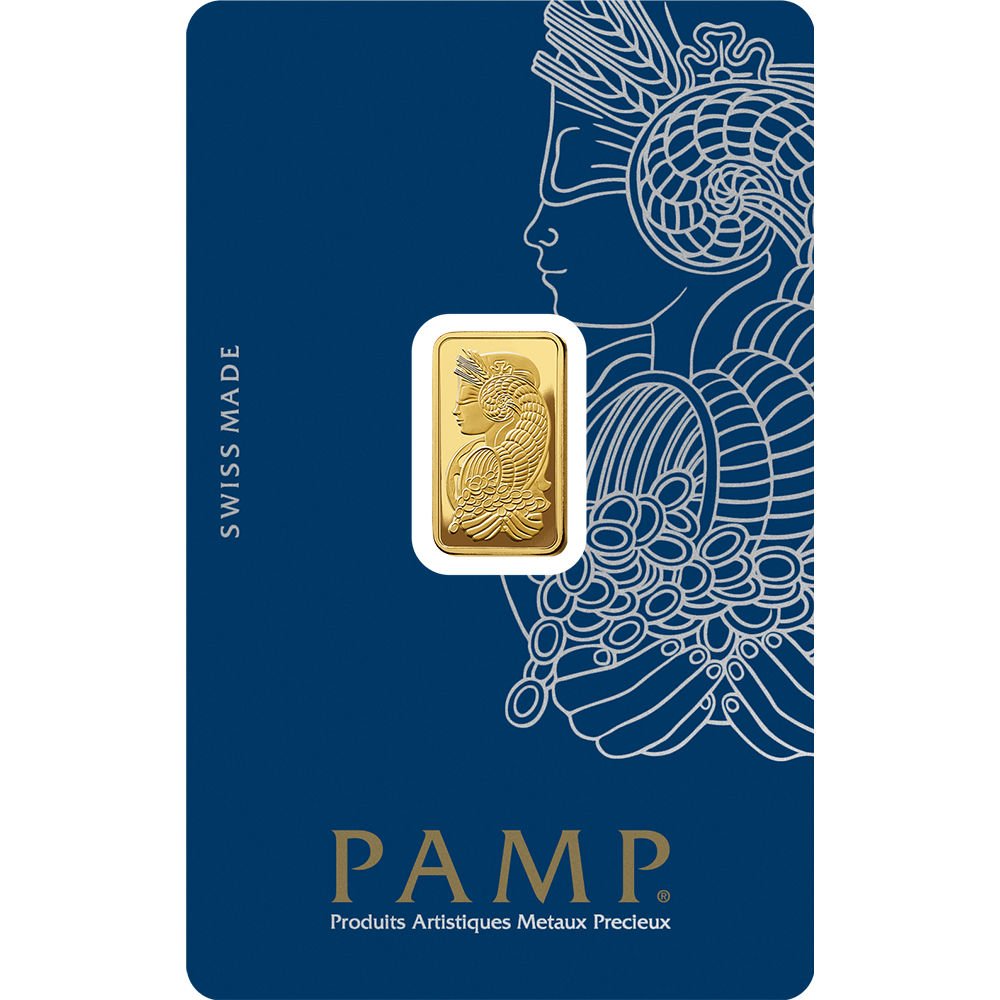 Lady Fortuna™ Gold Minted Bar – 2.5g