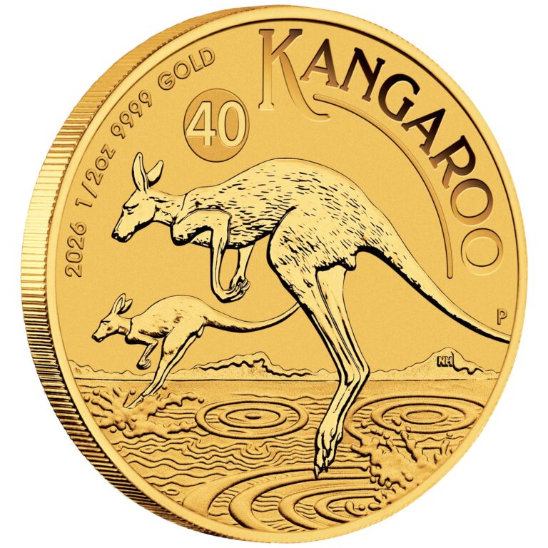 Australian Kangaroo 2026 1/2oz Gold Bullion Coin