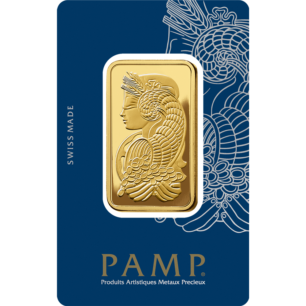 Lady Fortuna™ Gold Minted Bar – 3 Tolas