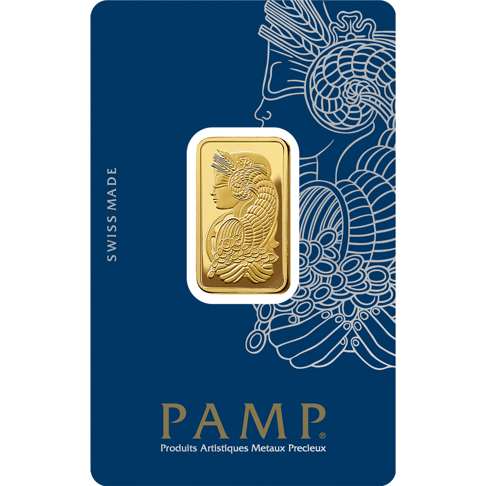 Lady Fortuna™ Gold Minted Bar – 1 Tola