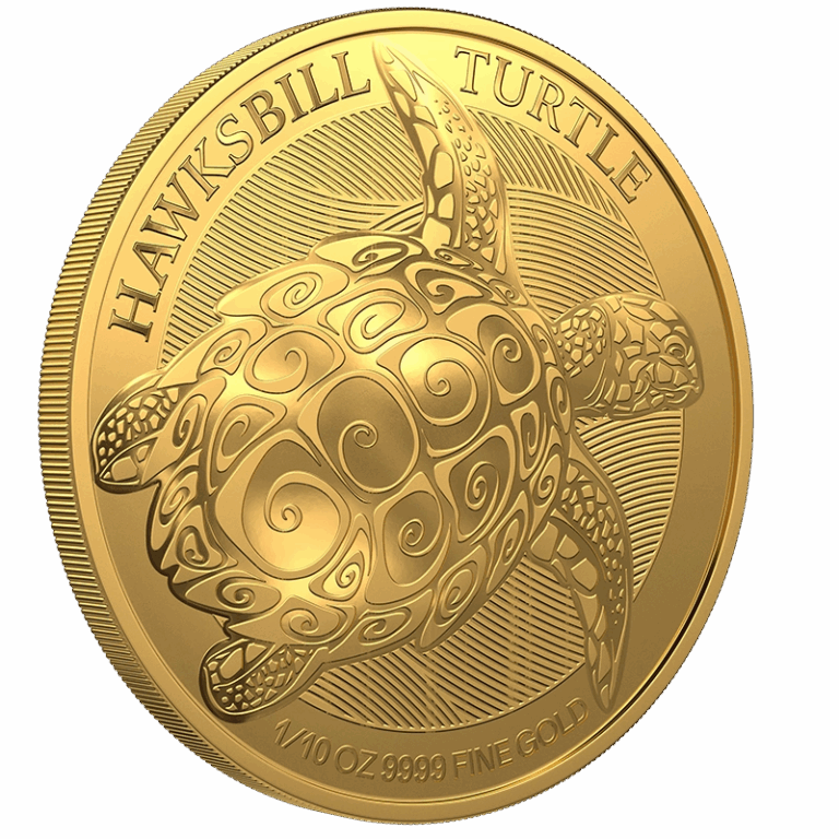 1/10 oz Gold Hawksbill Turtle Bullion Coin – Niue