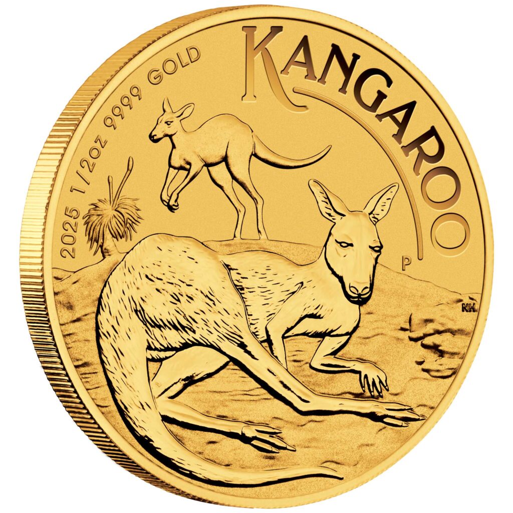 Australian Kangaroo 2025 1/2oz Gold Bullion Coin