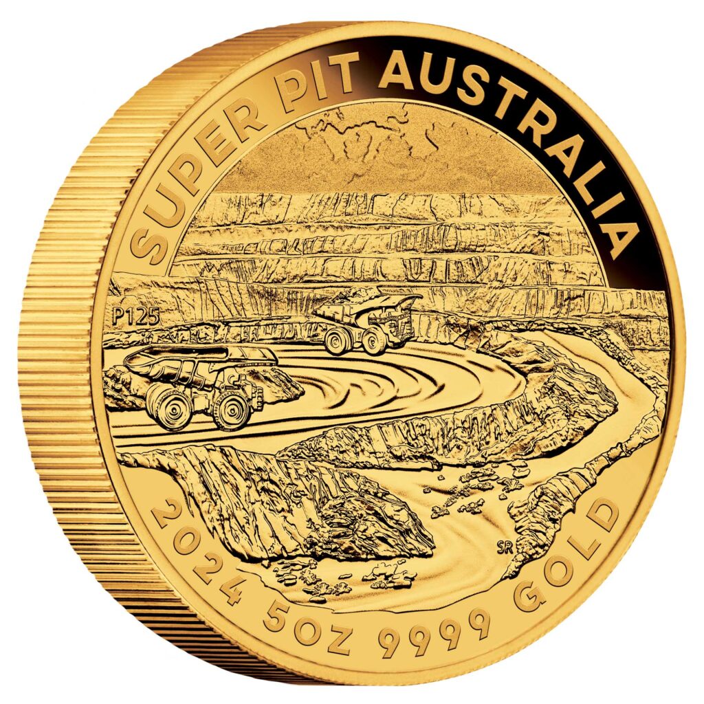 Super Pit 2024 5oz Gold Bullion Coin