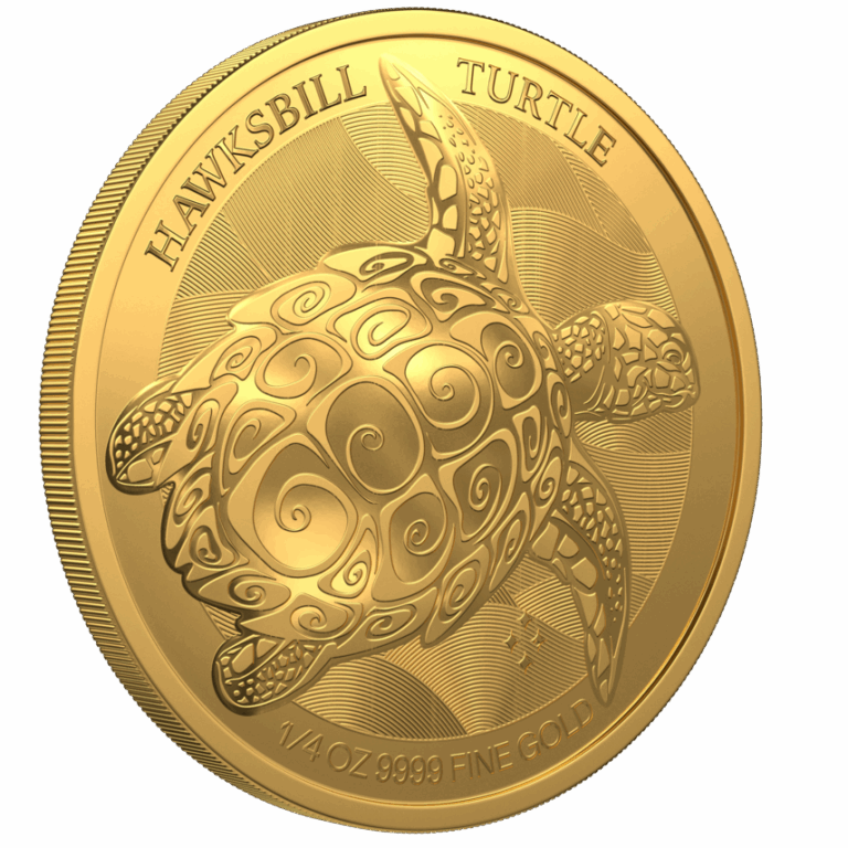 1/4oz Gold Hawksbill Turtle Bullion Coin – Niue