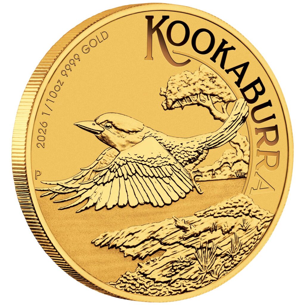 Australian Kookaburra 2026 1/10oz Gold Bullion Coin