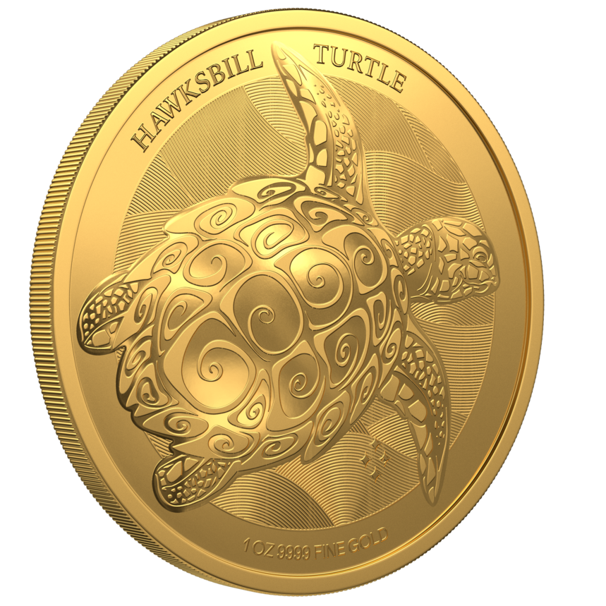 1 oz Gold Hawksbill Turtle Bullion Coin – Niue