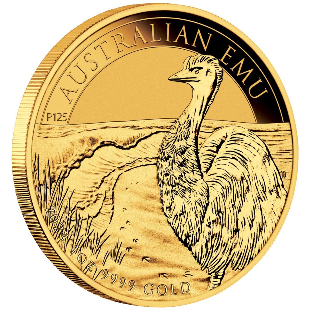 Australian Emu 2024 1oz Gold Bullion Coin