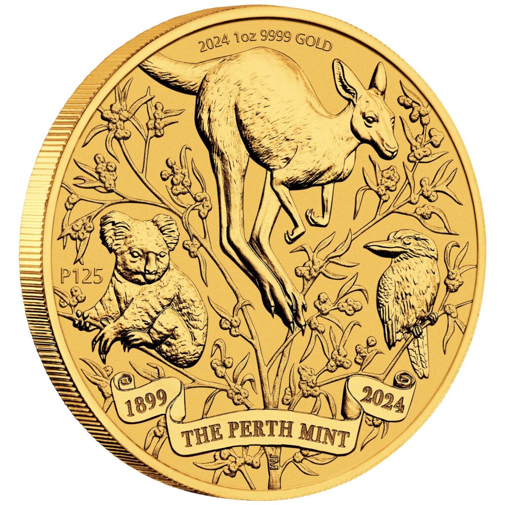 The Perth Mint’s 125th Anniversary 2024 1oz Gold Bullion Coin