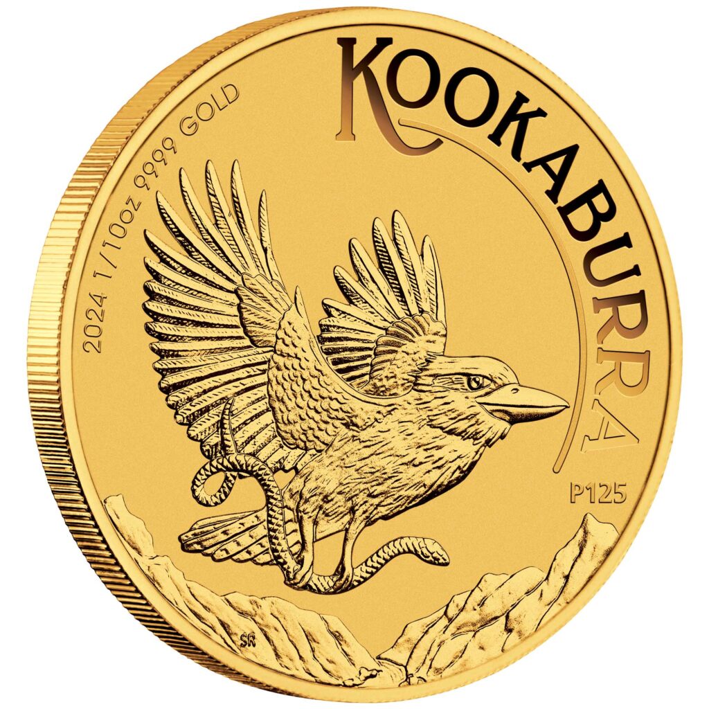 Australian Kookaburra 2024 1/10oz Gold Bullion Coin