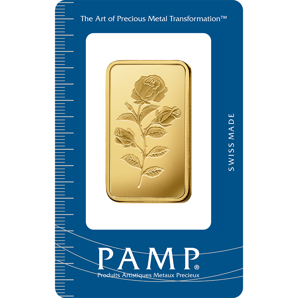 Rosa Gold Minted Bar – 1oz