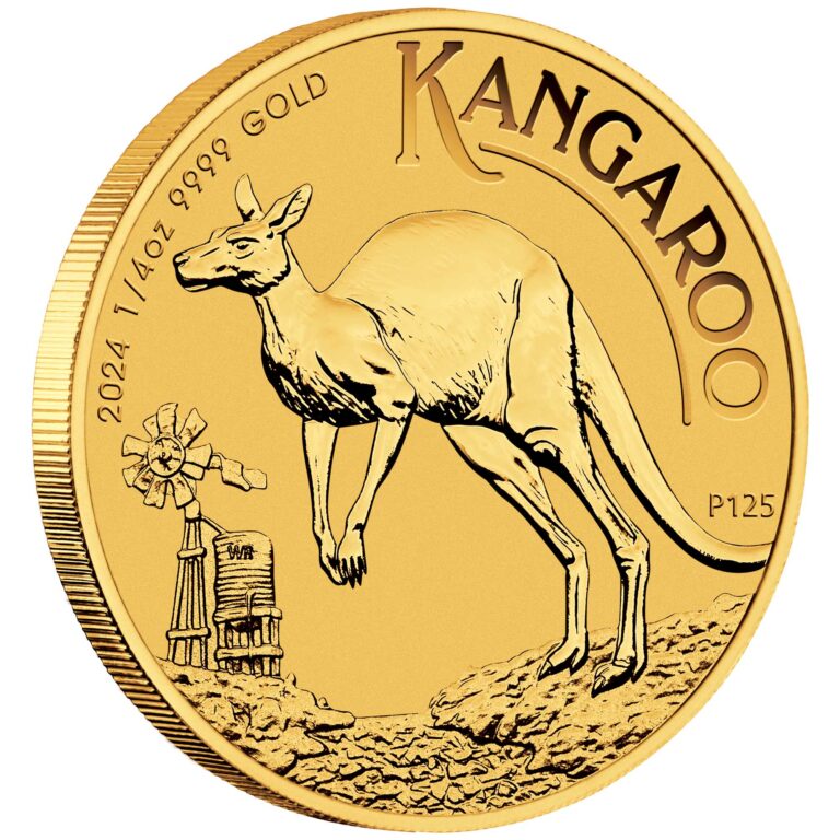 Australian Kangaroo 2024 1/4oz Gold Bullion Coin