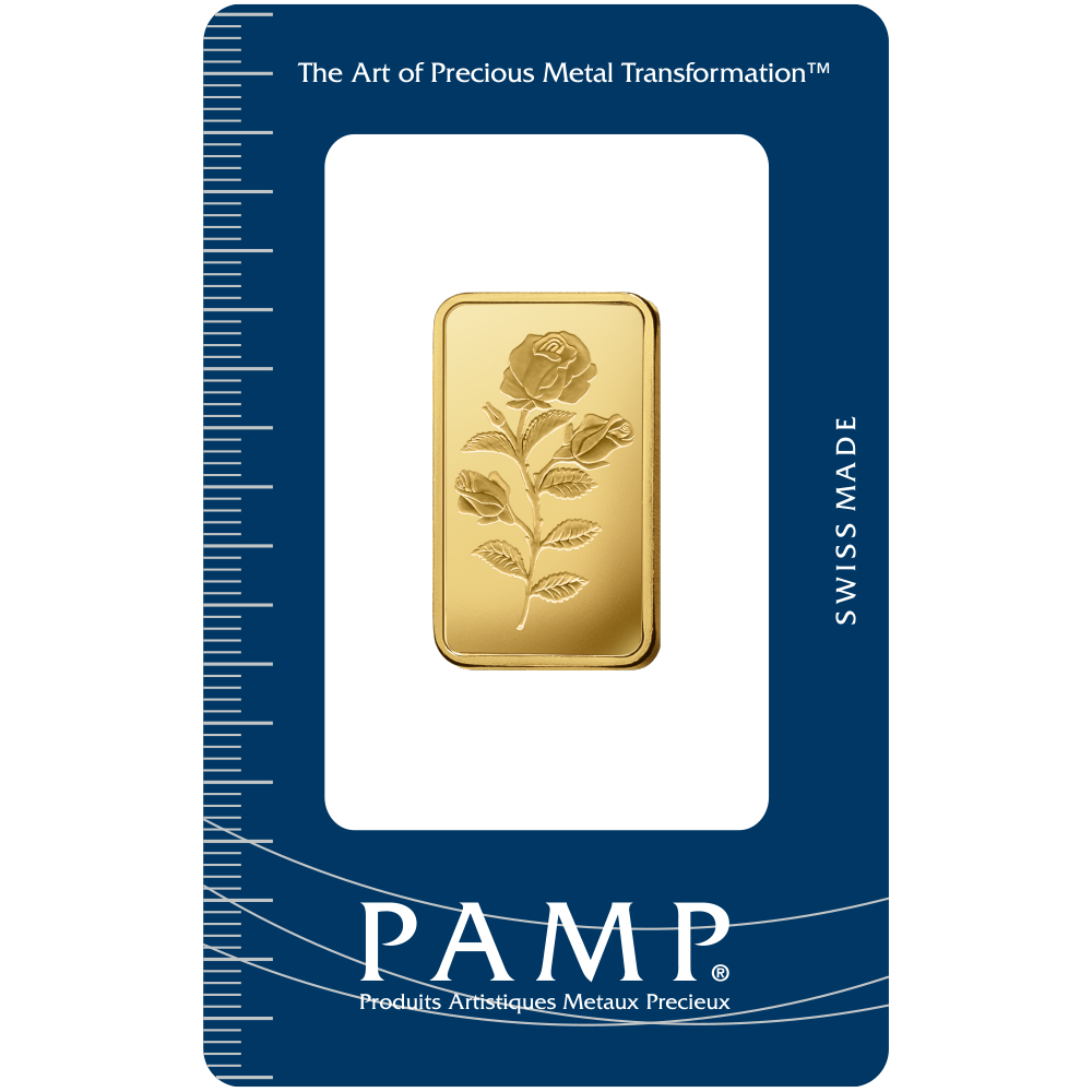Rosa Gold Minted Bar – 1/2oz