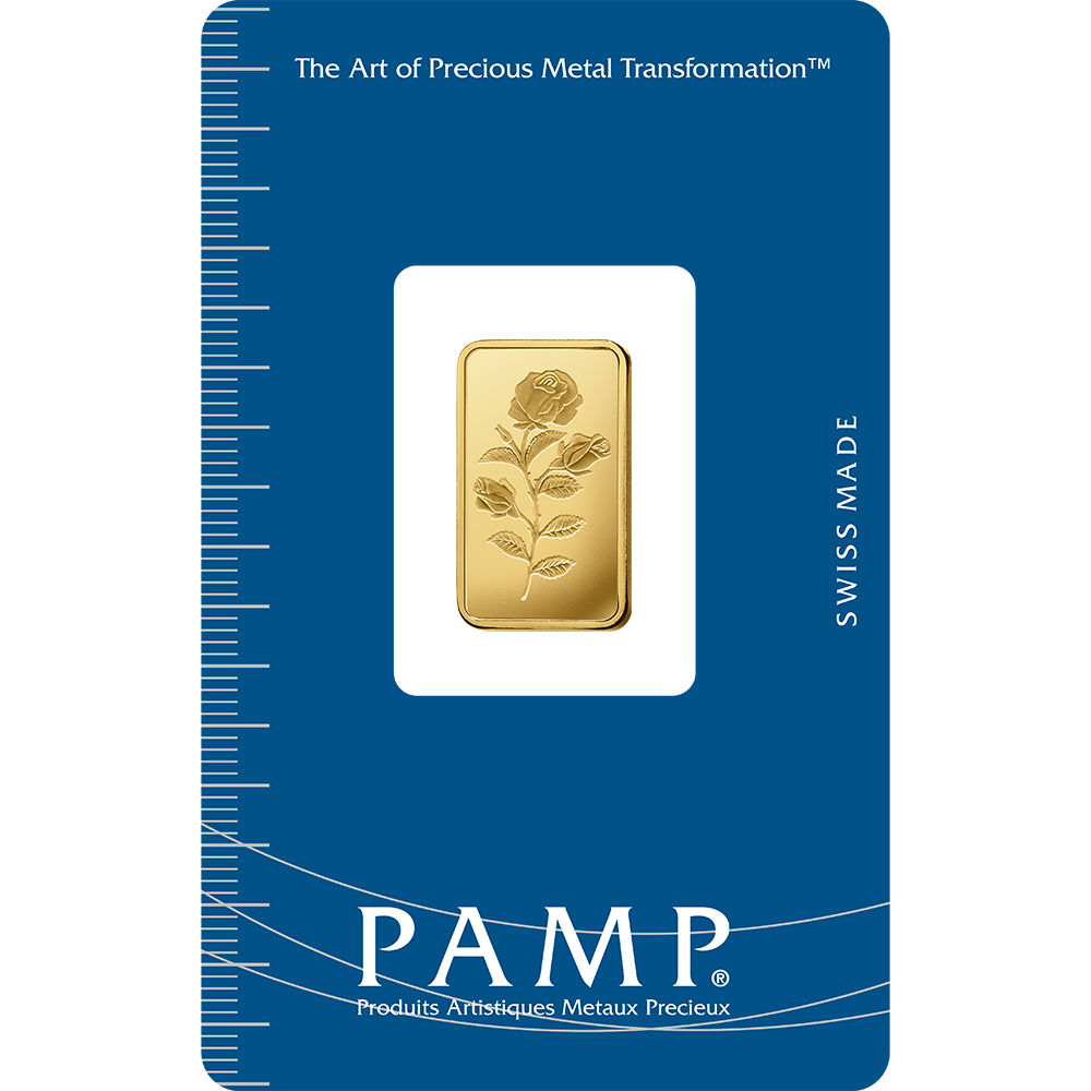 Rosa Gold Minted Bar – 5g