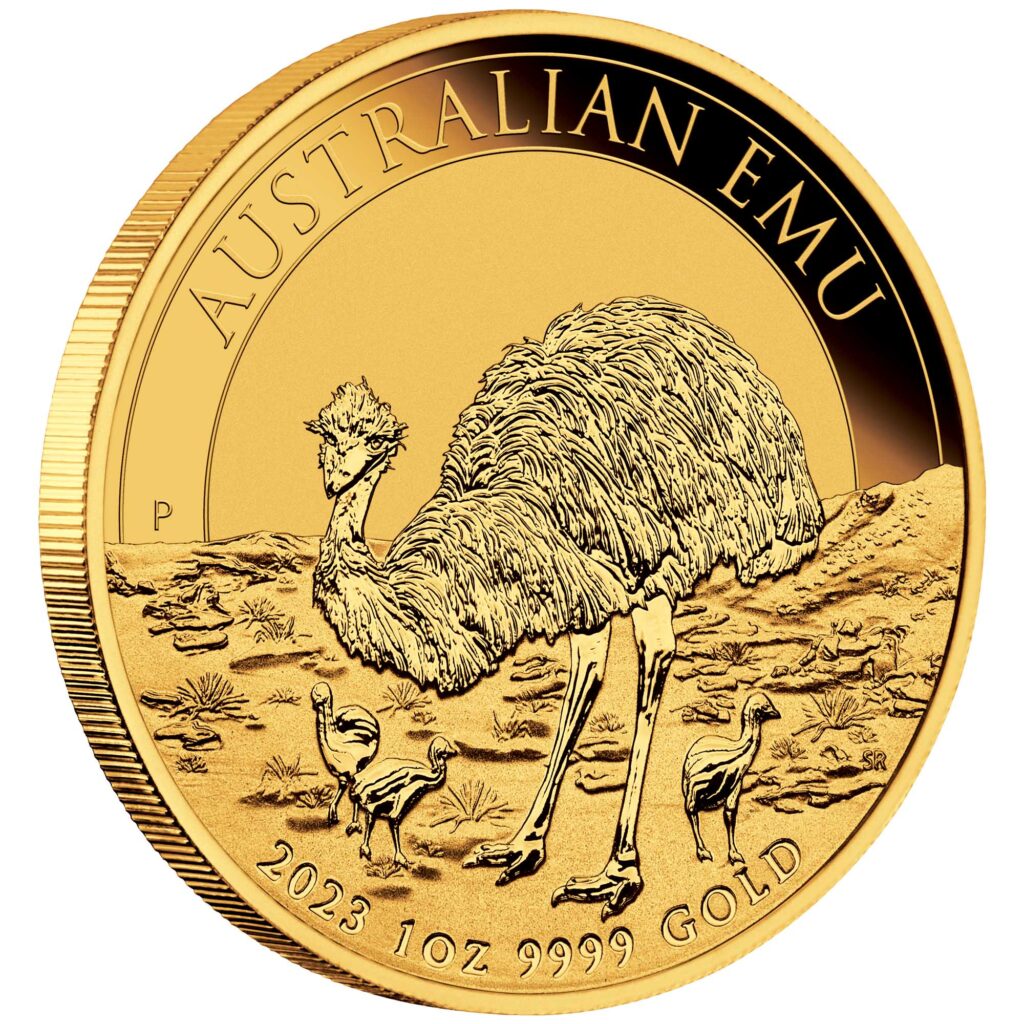 Australian Emu 2023 1oz Gold Bullion Coin