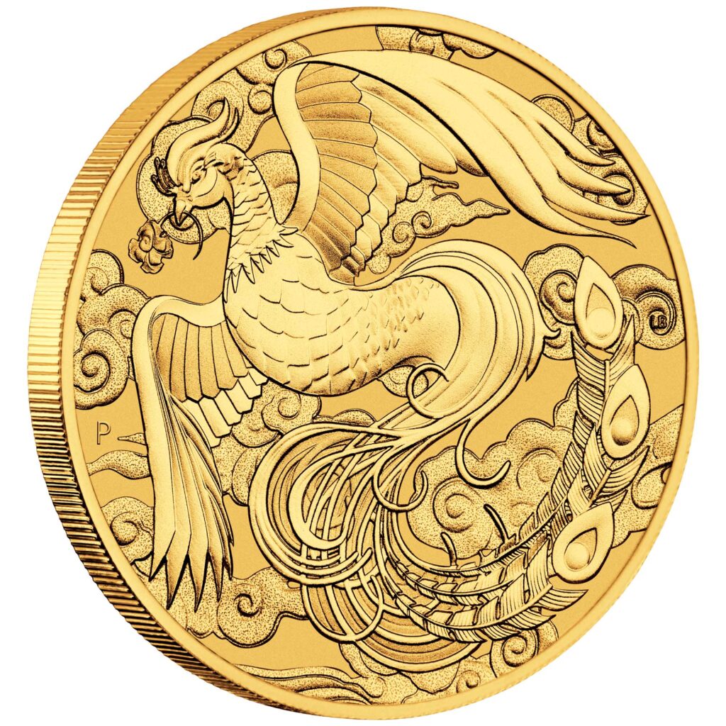 Chinese Myths and Legends Phoenix 2023 1oz Gold Bullion Coin