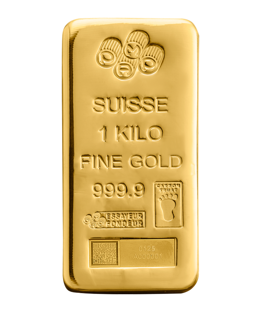Gold Cast Bar Carbon Neutral and/or Carbon Measured – 1 Kg