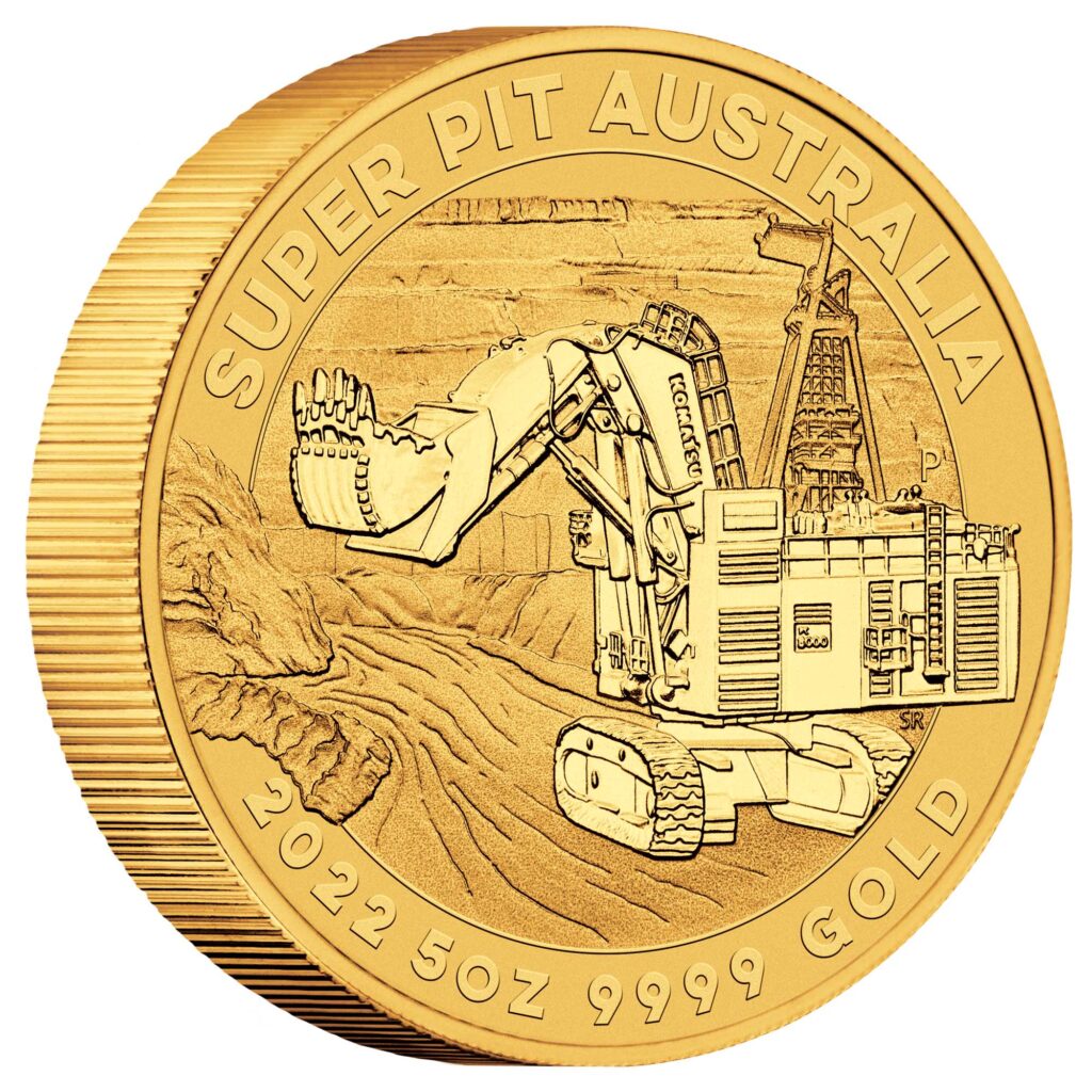 Super Pit 2022 5oz Gold Bullion Coin