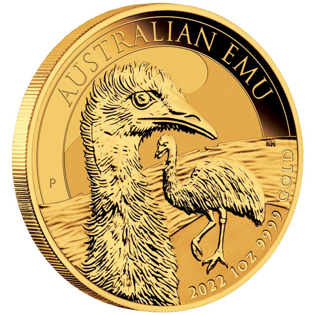 Australian Emu 2022 1oz Gold Bullion Coin