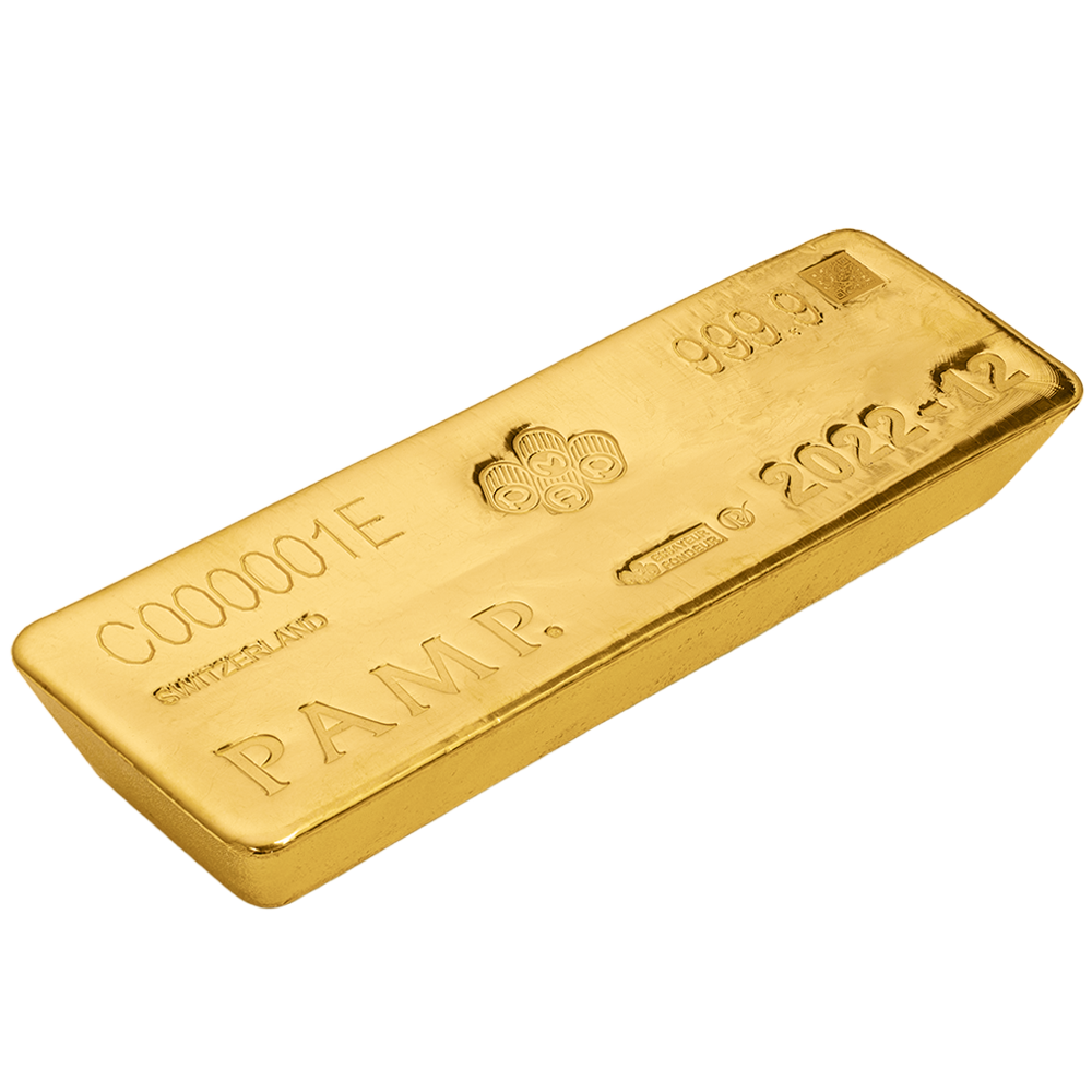 Large Gold Cast Bar Provenance – 400oz