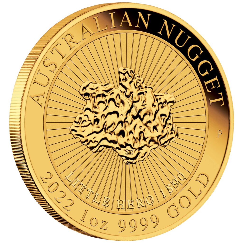 Little Hero Nugget 2022 1oz Gold Bullion Coin