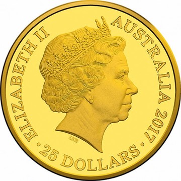 2007-2019 25 Dollars – Elizabeth II (4th Portrait – Kangaroo at Sunset – Gold Bullion Coin)