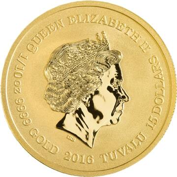 2016 15 Dollars – Elizabeth II (Pearl Harbor)