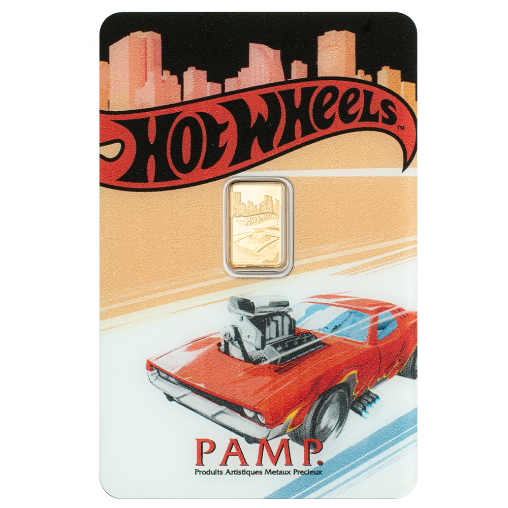 1g Pure Gold Bar – Hot Wheels™ Race to Win