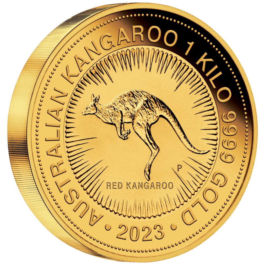 Australian Kangaroo 2023 1 Kilo Gold Bullion Coin