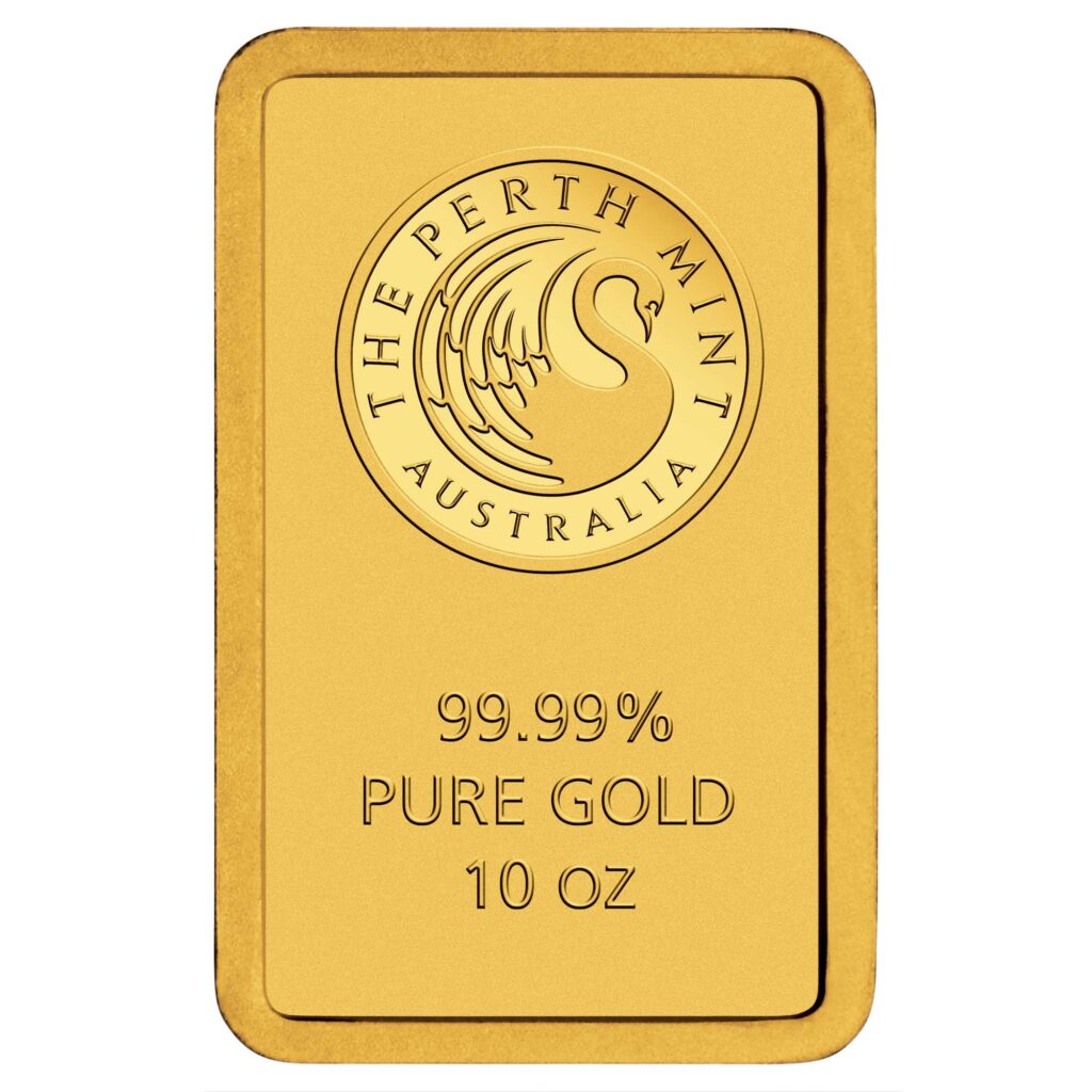 Kangaroo 10oz Gold Minted Bar