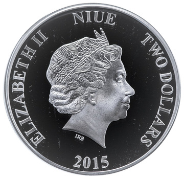 2015 2 Dollars – Elizabeth II (Daisy Duck)