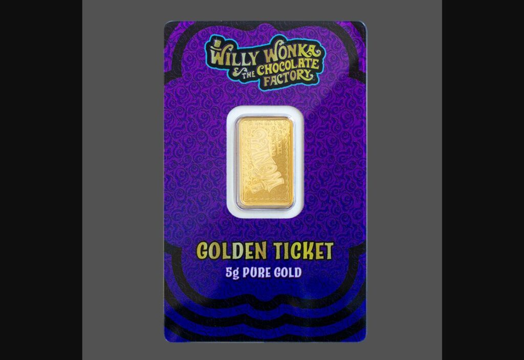 Willy Wonka® – 5g Pure Gold Bar