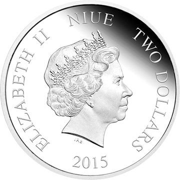 2015 2 Dollars – Elizabeth II (Cerberus)