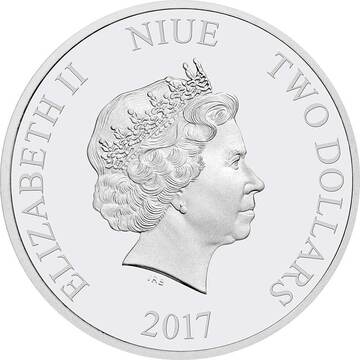2017 2 Dollars – Elizabeth II (The Nightmare Before Christmas)
