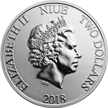 2018 2 Dollars – Elizabeth II (Year of the Dog)