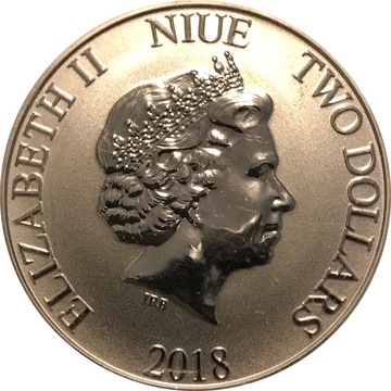 2018 2 Dollars – Elizabeth II (Darth Vader)