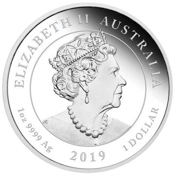 1 Dollar – Elizabeth II (6th Portrait – Moon Landing)