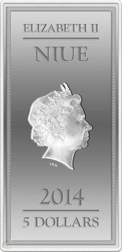 2014 5 Dollars – Elizabeth II (Athena)