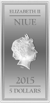 2015 5 Dollars – Elizabeth II (Apollo)