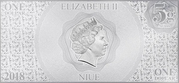 2018 1 Dollar – Elizabeth II (Mickey Mouse’s 90th Anniversary)