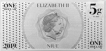 2019 1 Dollar – Elizabeth II (Year of the Pig)