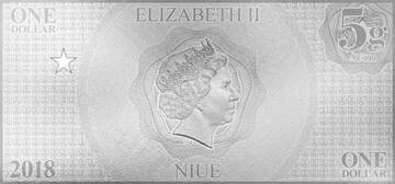 2018 1 Dollar – Elizabeth II (Flash)